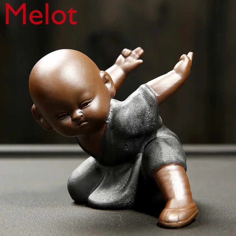 

Master Handle Purple Sand Making Personalized Creative Tea Table Living Room Home Office Desk Surface Panel Ornames High-End