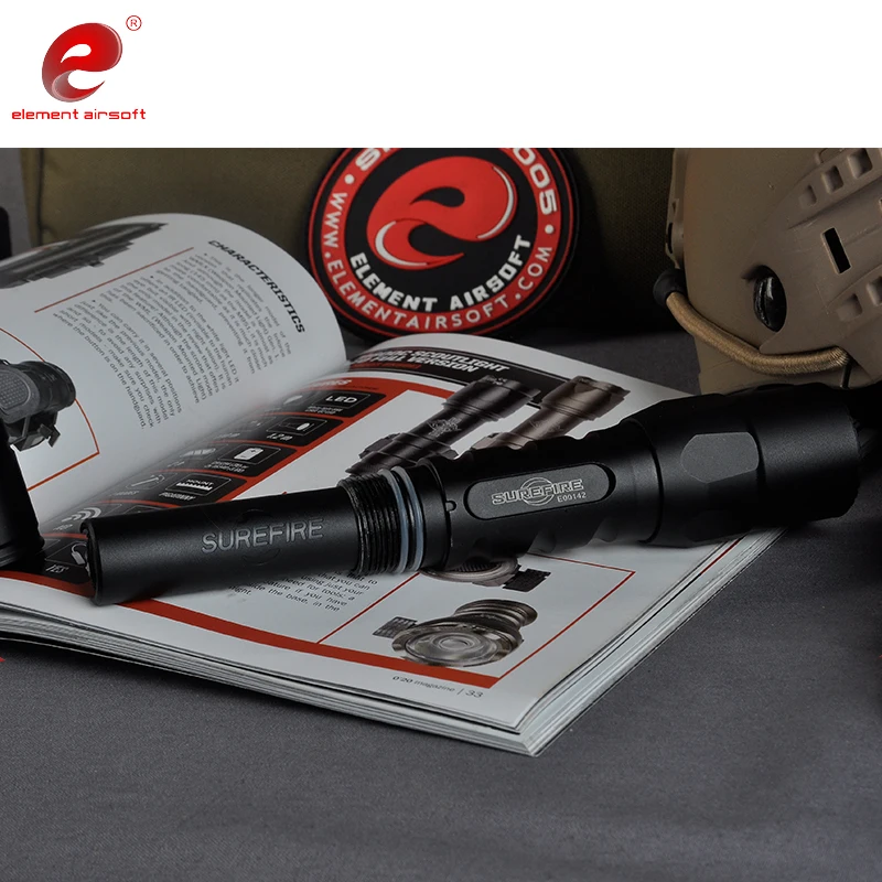 Element suprefir SF001 военный страйкбол пистолет фонарик для оружия 250 люмен светильник водонепроницаемый IP67 Armas тактический фонарь