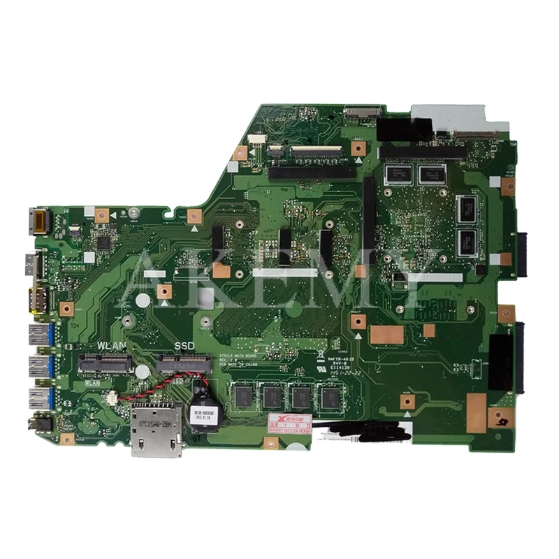 X751LX материнская плата для For Asus X751L K751L X751LK ноутбука GTX 950M|Материнские платы