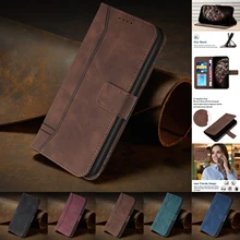 Wallet Case Redmi Note 10 Pro Max Retro Skin Leather Case For Xiaomi Redmi Note 9 9s 7 8 8t Pro Max Flip Book Holder Full Cover