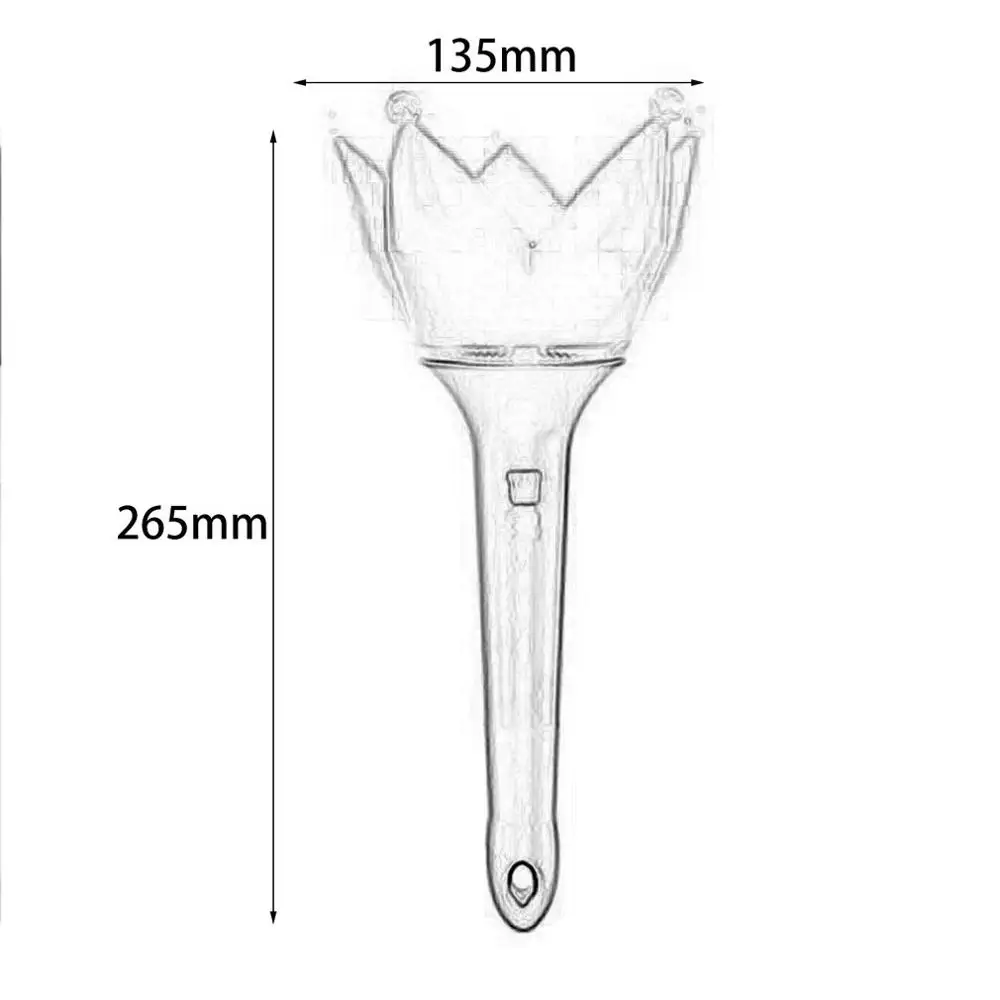 Kpop Bigbang EXO GD G Dragon VIP освещение концертов Stick Crown Lotus Lightstick Prop|Сверкающие товары для