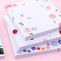 1pack lot beautiful florist notepad sticky notememo sticky pad notes students gift prize office school supplies