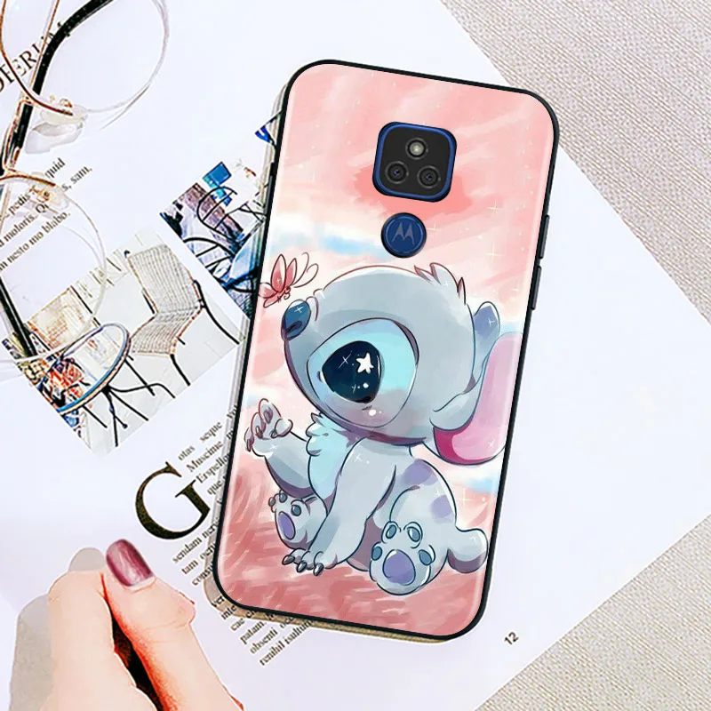 Lilo Stitch Cartoon For Motorola G9 G8 G Stylus Power One Fusion Hyper Edge E7 E6 Plus Play Lite Soft Phone Case
