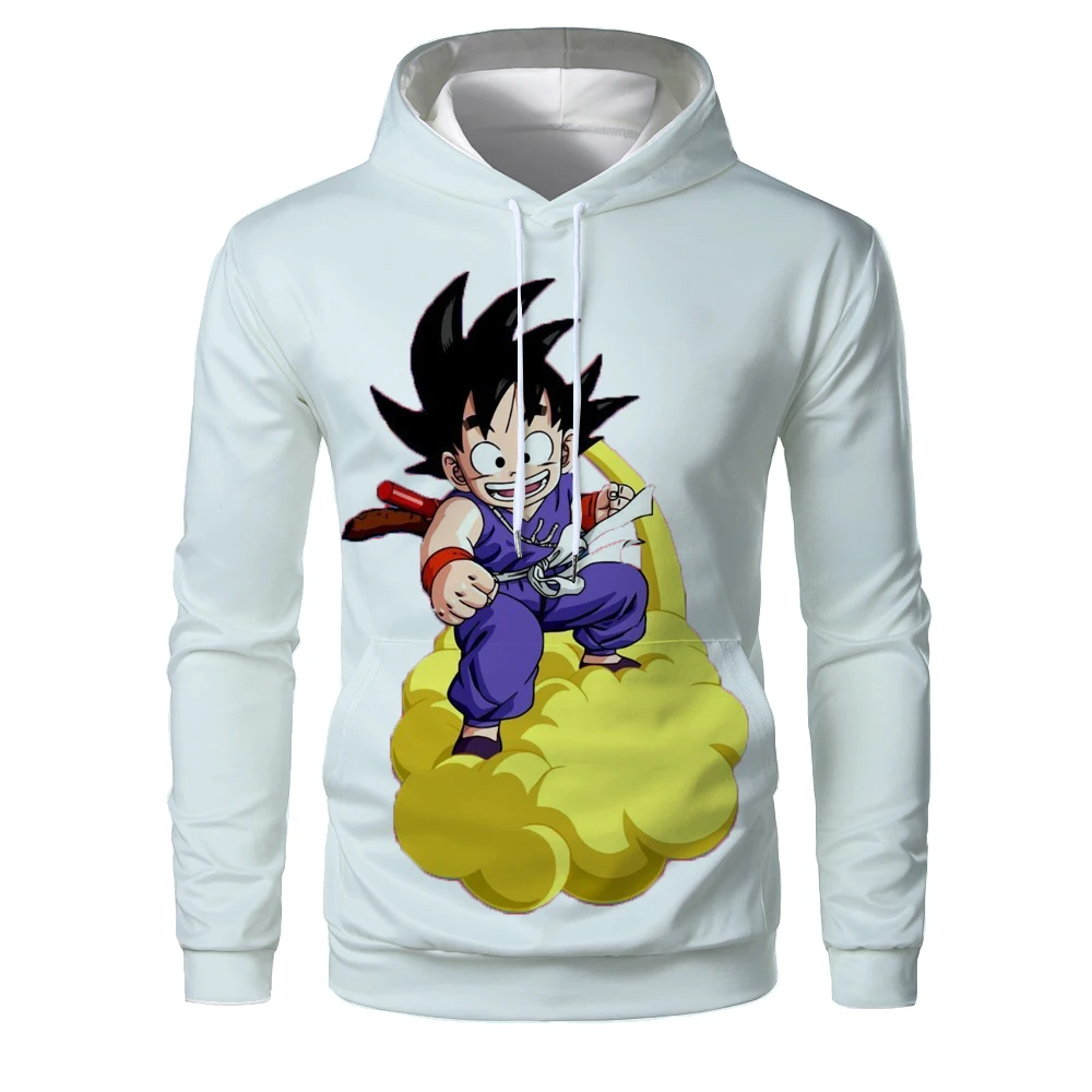 Топ бренд Dragon Ball Толстовка для мужчин и женщин Осенняя мода Аниме Повседневная