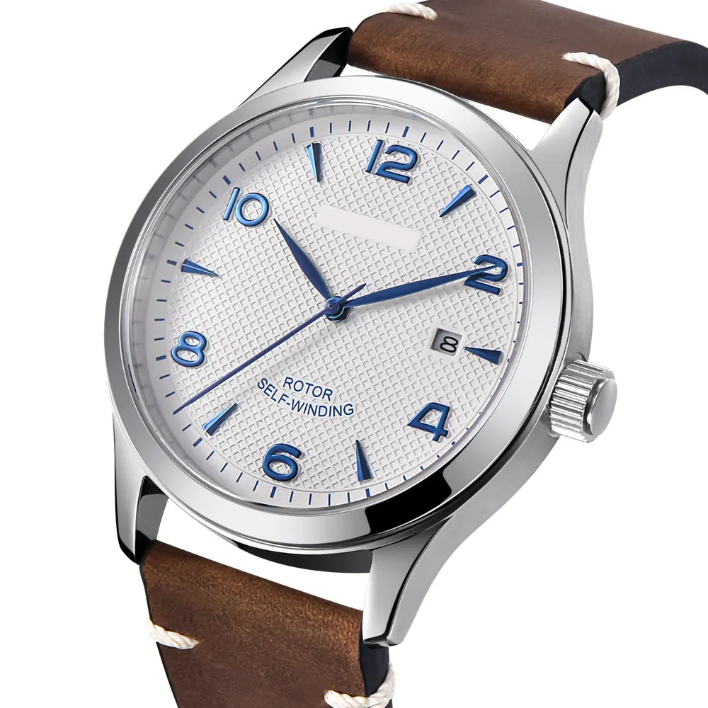 42 мм механический пользовательский стерильный циферблат сапфировое стекло Miyota