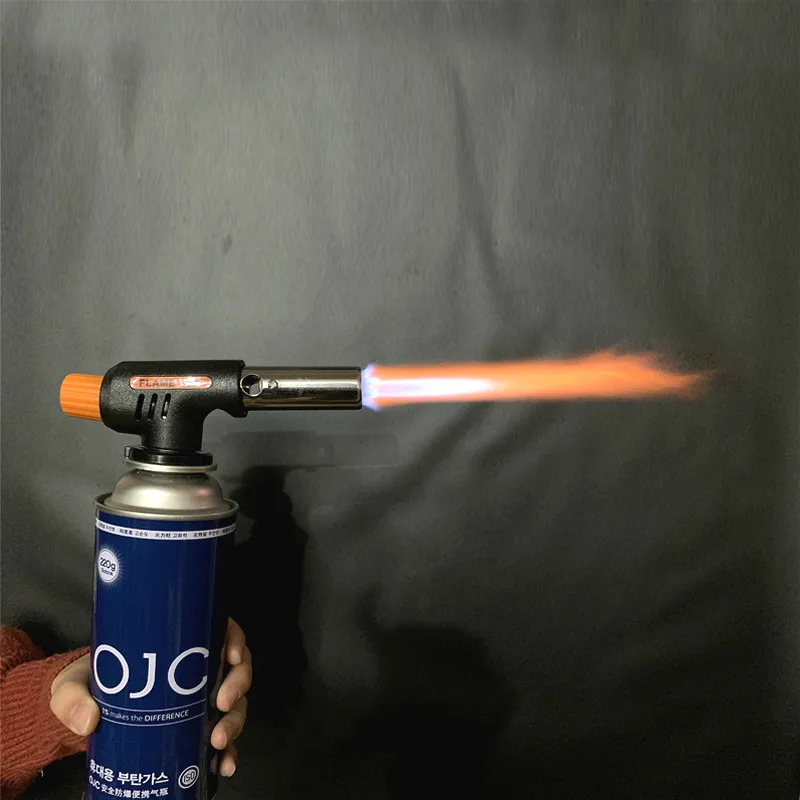 

Automatic Ignition Baking Welding Tool Gas Torch Flamethrower Butane Burner for BBQ Camping Outdoor Hiking Fire Flame Gun