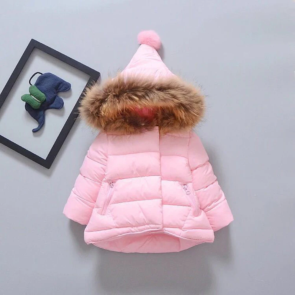 

KEAIYOUHUO Jacket For Baby Girls 2020 Autumn And Winter New Baby Kidsthicken Warm Cotton Jacket Western Style Girl Cotton Coat