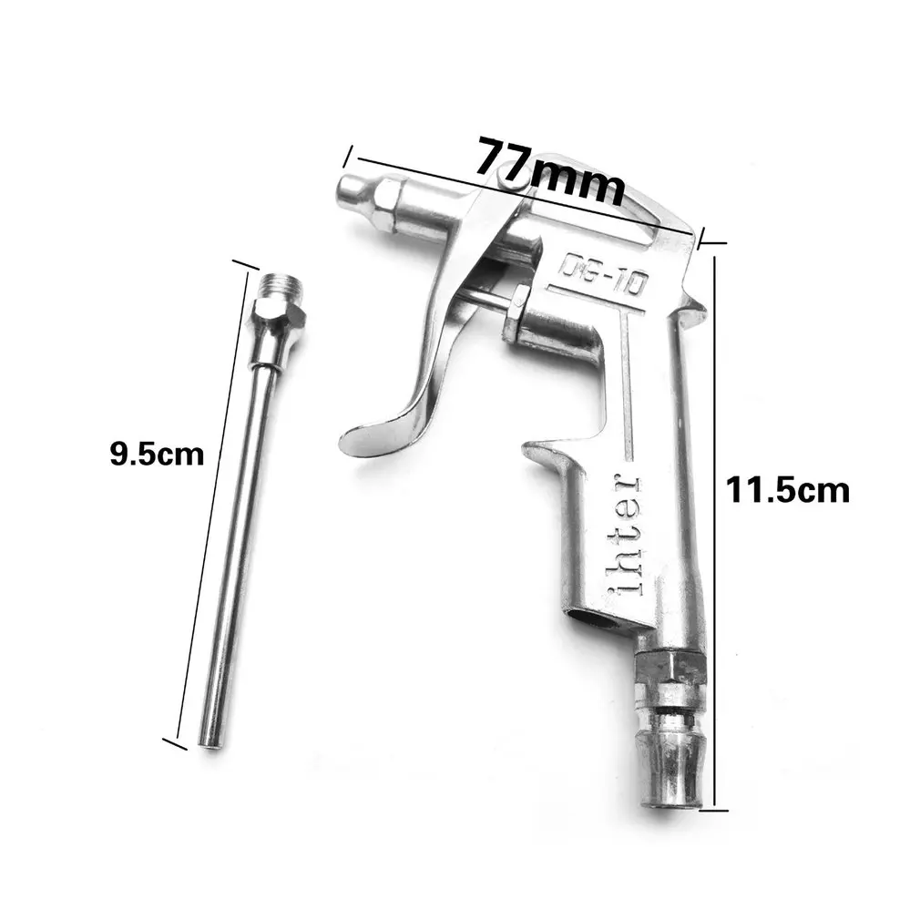 

DG-10 Air Blow Gun Pistol Trigger Cleaner Compressor Dust Blower 8 inch Nozzle Air Blow Gun Cleaning Tool for Compressor