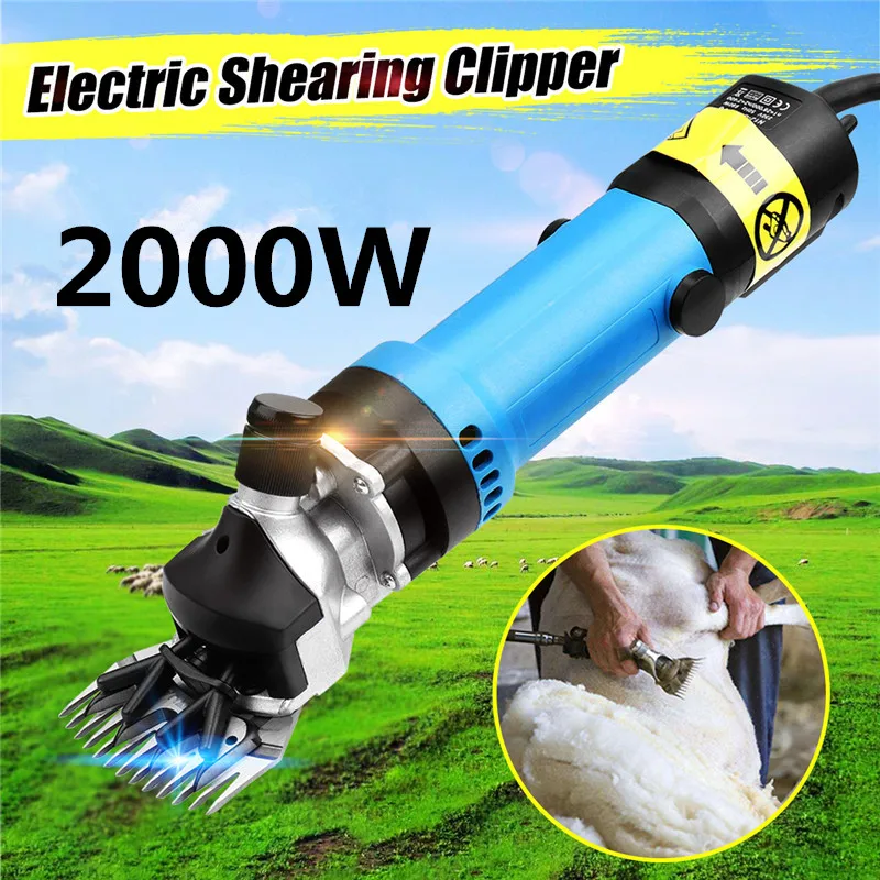 

2000W 220V Flexible Shaft Electric Sheep Goat Pruning Shearing Machine Clipper Shears Cutter Wool Scissor 6 Speed Adjustable