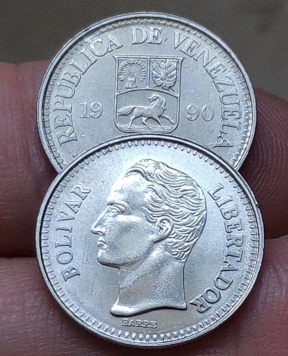 Bolivar 17 мм 100% реальная оригинальная памятная монета коллекция | Дом и сад