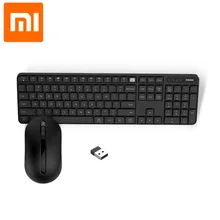 Xiaomi MIIIW беспроводной комплект офисной клавиатуры и мыши 104 клавиш 2,4 ГГц Windows PC MAC совместимая Портативная USB клавиатура