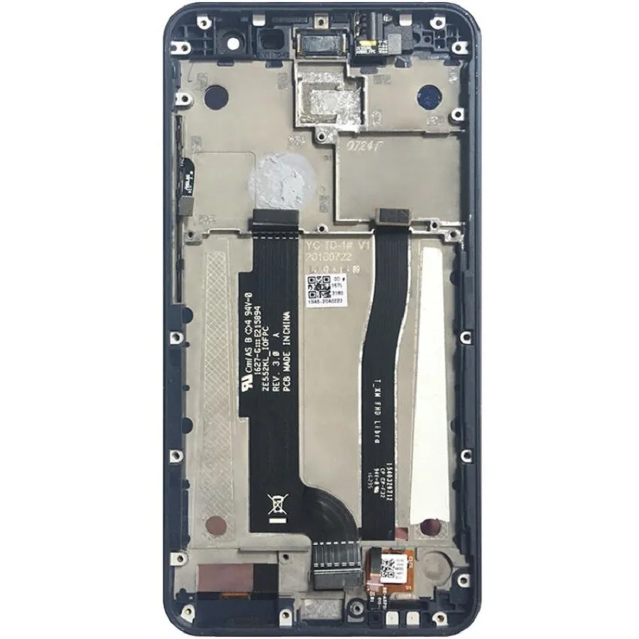 ЖК-дисплей и сенсорный экран дигитайзер полная сборка с заменой рамы для Asus Zenfone 3