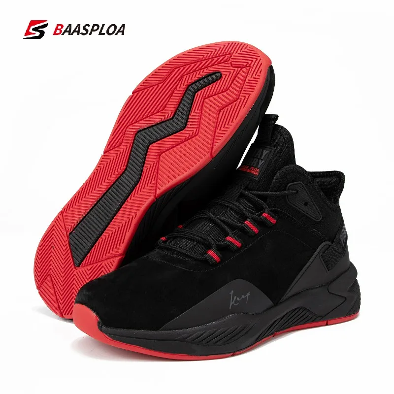 Baasploa 2022 Men's Winter Sneakers Waterproof Non-slip Casual Cotton Shoes Fashion Male Camping Outdoor Keep Warm Walking Shoes