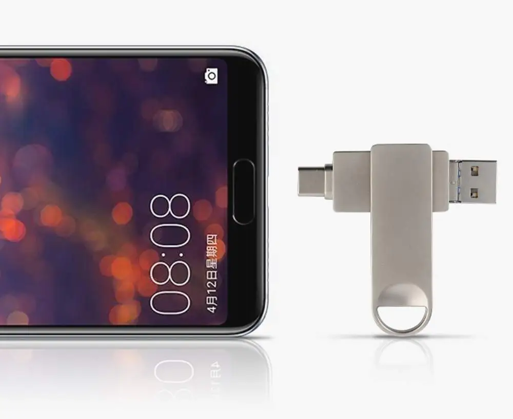 4 в 1 iPhone USB флэш-накопитель 128 ГБ флэш-память карта Micro usb type-C и USB 3,0 порты для iPhone/Android смартфонов/MacBook