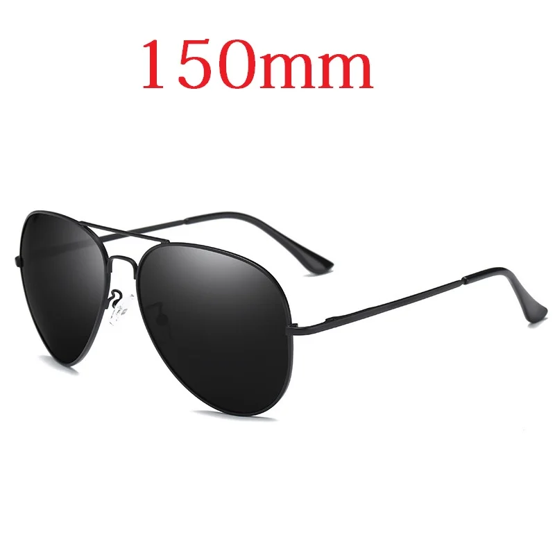 

vazrobe 150mm Oversized Mens Polarized Sunglasses Black Aviation Sun Glasses for Man Driving Polarizing Sunglass UV400 Pilot