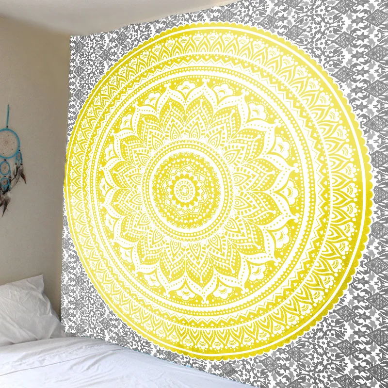 Горячая Распродажа МАНДАЛА ГОБЕЛЕН настенный индийский бохо стиль эстетическое