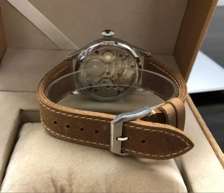 Сапфировое стекло или минеральное 44 мм GEERVO Asian 6497 17 драгоценностей механические