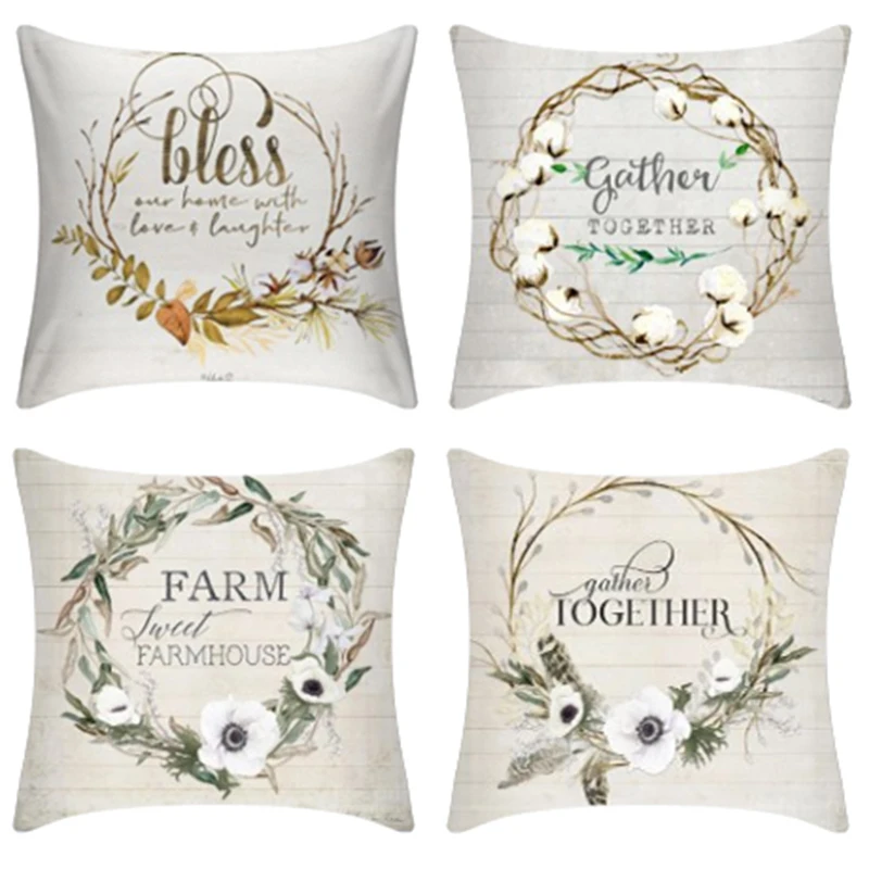 Чехол из полиэстера для подушки в стиле Хэллоуина благодарения | Дом и сад