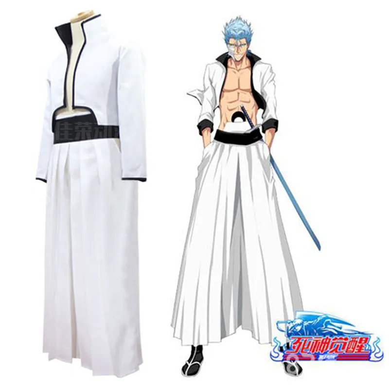 Anime BLEACH Grimmjow Jeagerjaques cosplay costume Christmas adult boy holiday party play performance uniform | Тематическая одежда