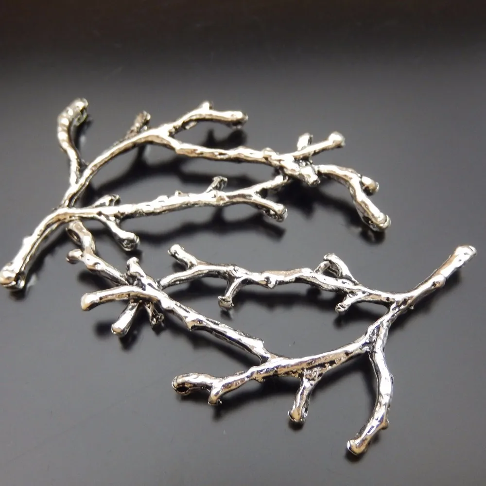 200 шт. античные украшения + медная ветка дерева кулон соединитель отверстия