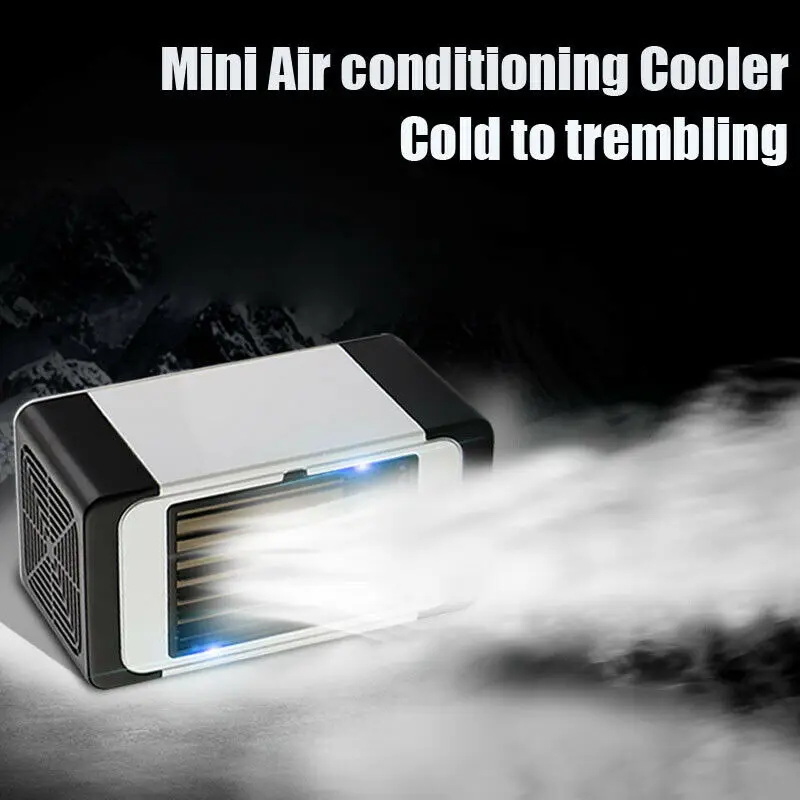 Mini Air Conditioner Cool Cooling Fan Cooler Humidifier Purifier Quiet USB Small With Cable 3F05 | Электроника