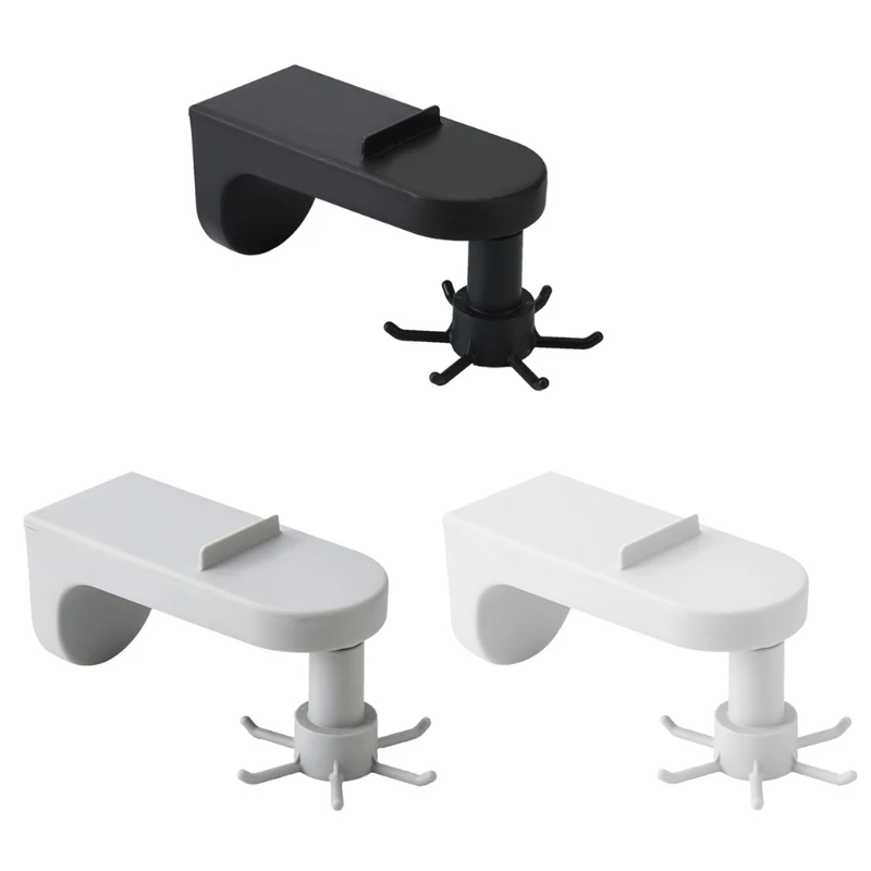

Utensil Holder Rotating Hanging Pot Rack with 6 Hooks for Hang Key Coat Towel
