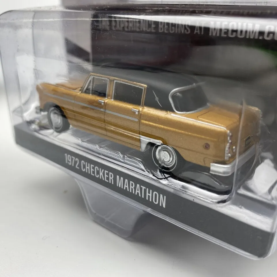 GreenLight 1:64 1972 Checker marathon taxi Alloy модель автомобиля металлические игрушки для детей