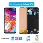 ЖК-дисплей Super Amoled для Samsung GALAXY A30, сенсорный экран с дигитайзером в сборе, A305DS, A305FN, A305G, A305GN, A305YN