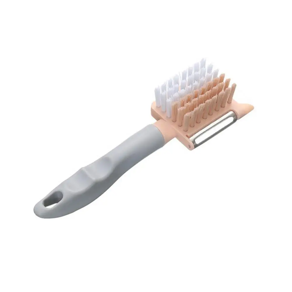 

Овощечистка для картофеля, многофункциональная Овощечистка, эргономичная ручка, Овощечистка с чистящей щеткой для моркови, огурцов, кухни