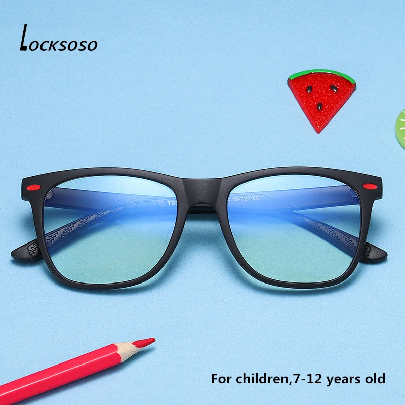 Очки LOCKSOSO с защитой от сисветильник и излучения для детей очки компьютерных игр