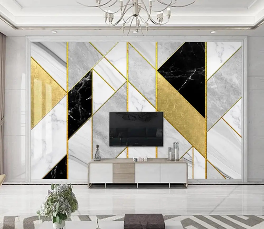 3d обои для домашнего декора экологичные по индивидуальному заказу современные