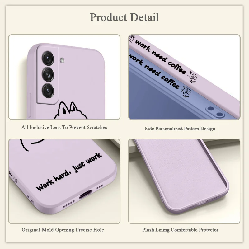 Cat Camera Lens Protect Case For Samsung Galaxy S21 S20 S10 Note 20 10 Soft Liquid Silicone Phone Cover For A72 A52 A42 A32 A71
