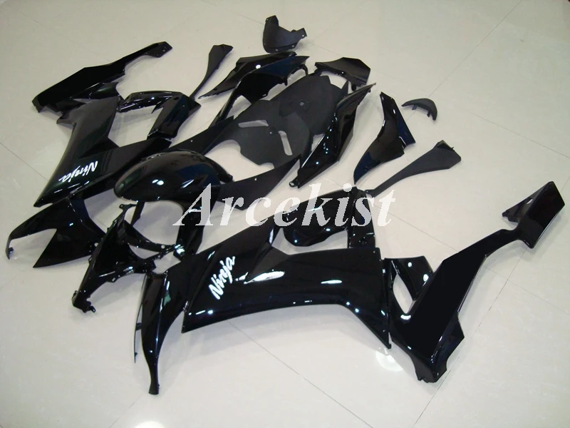 

New ABS Motorcycle Whole Fairings kit Fit for Kawasaki Ninja ZX-10R 2008 2009 2010 08 09 10 Bodywork set glossy black