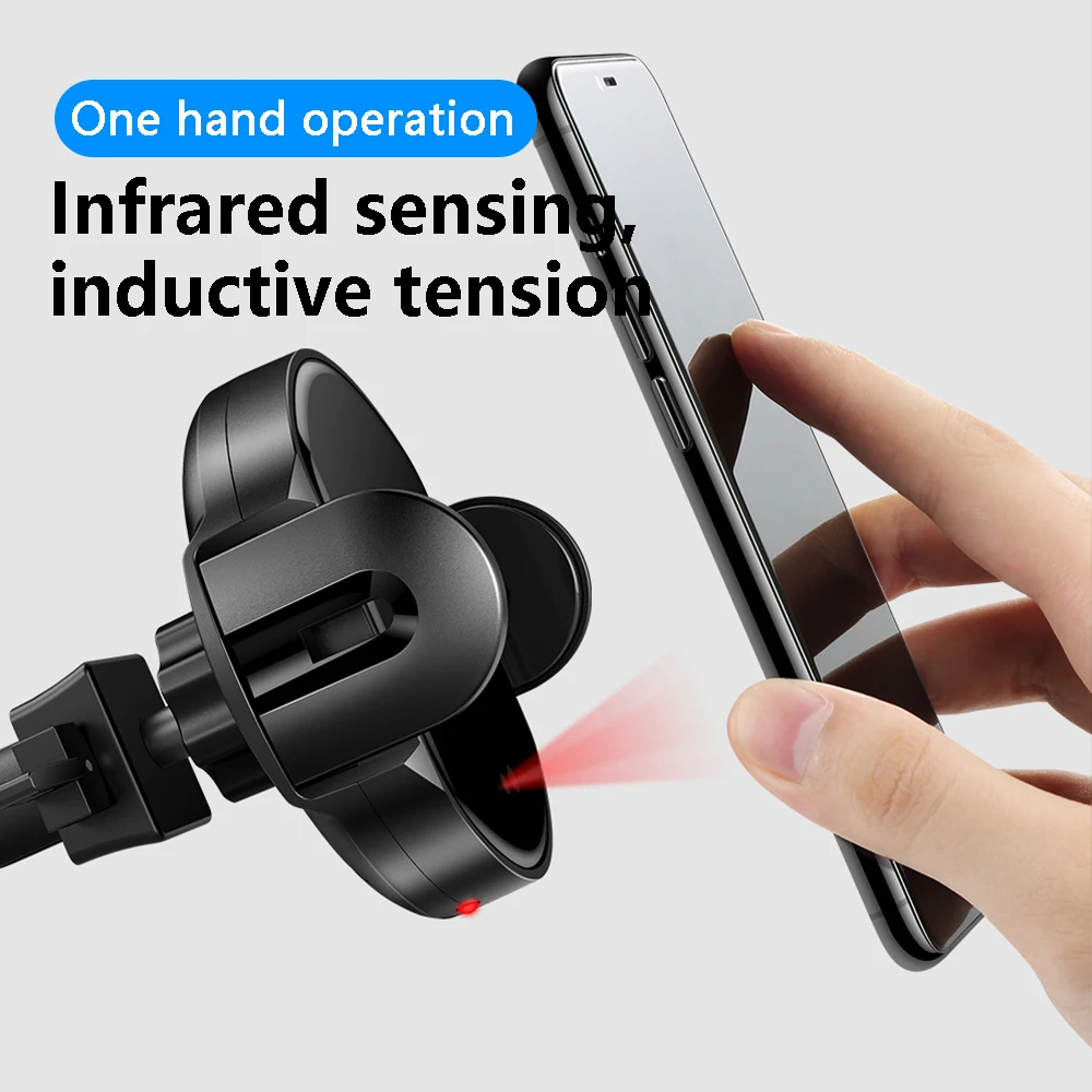 MCDODO 10W Qi Car Wireless Charger Holder Air Vent Mount Infrared Clip Stand Fast Charging For iPhone XS Samsung S9 Mobile Phone | Мобильные