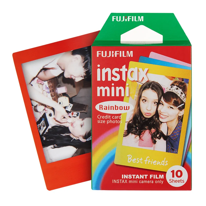 Fujifilm Instax Mini 9 пленка 10 листов Новая принцесса фото бумага мгновенная пленка для mini 8 7s 70 90 Share SP-1 SP-2 мгновенная камера - Цвет: rainbow