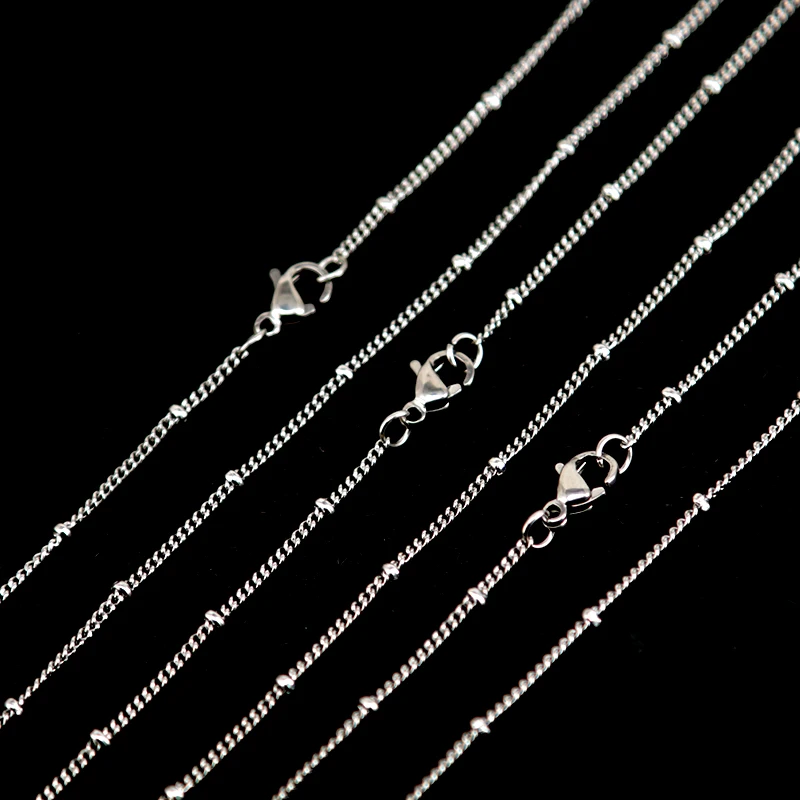 Длинная фигурная цепочка Ожерелье 316 из нержавеющей стали ожерелье для жемчужной
