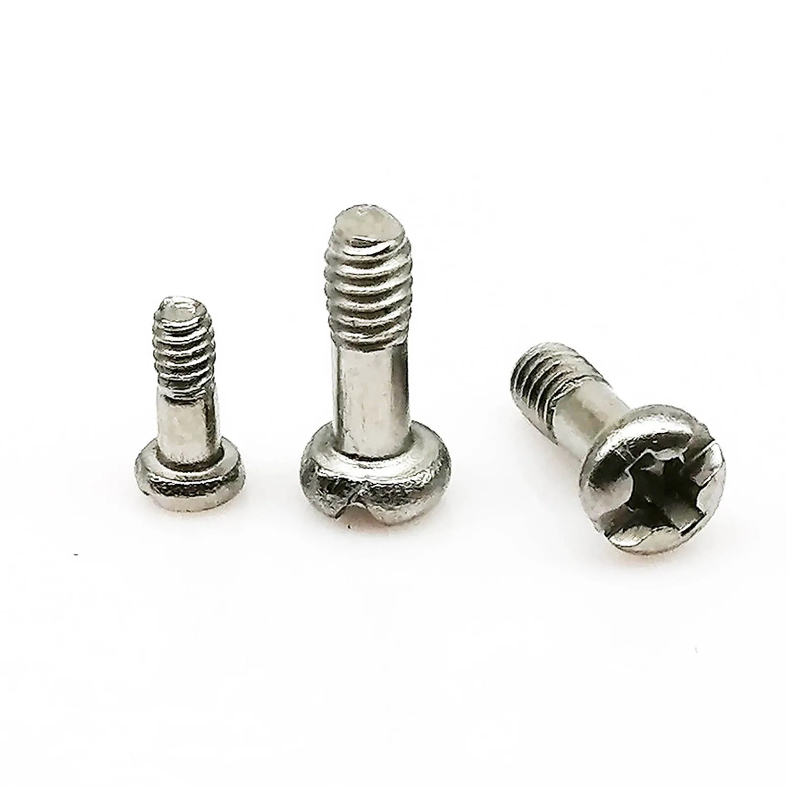 50pcs M1.4 M2 Stainless Steel Precision Cross Slotted Phillips Pan Round Head Bolt Screw for Mobile Phone Glasses Watch Repair - купить по