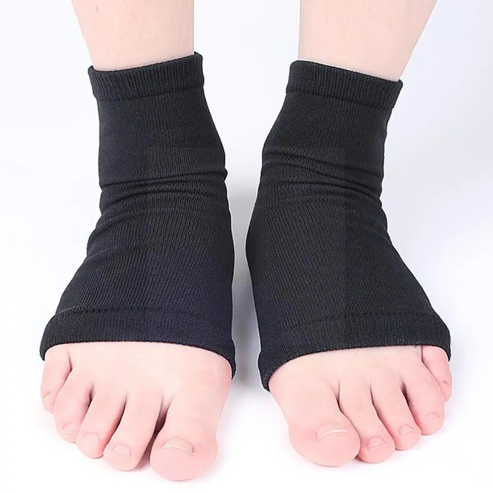 

1 Pair Heel Protectors Socks Silicone Moisturizing Gel Foot Anti Socks Elastic Crack Care Foot Heel Heel Socks S U9t7
