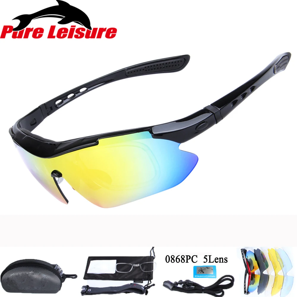 PureLeisure 1 Набор 5 солнцезащитных очков с зажимом для объектива lentes para conducir de noche очки