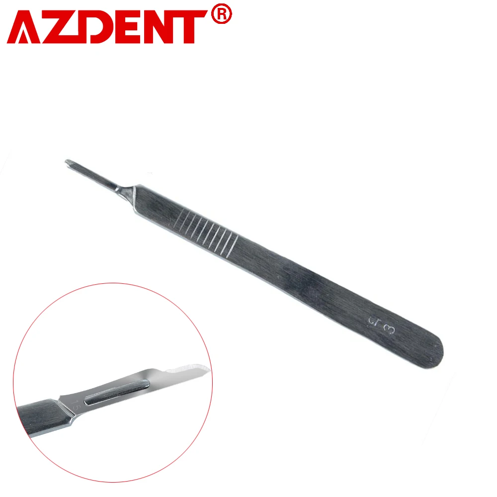 1 предмет зубные 3 # хирургический Скальпель с ручкой 12 5 см Нержавеющая сталь