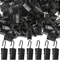 110pcs curtain clips on hook hanging clothes laundry clothes clip light hanger home window accessories solid iron drapery hook