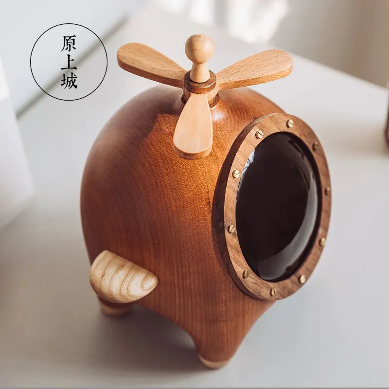 Деревянный шкаф для часов в скандинавском стиле креативное украшение дома