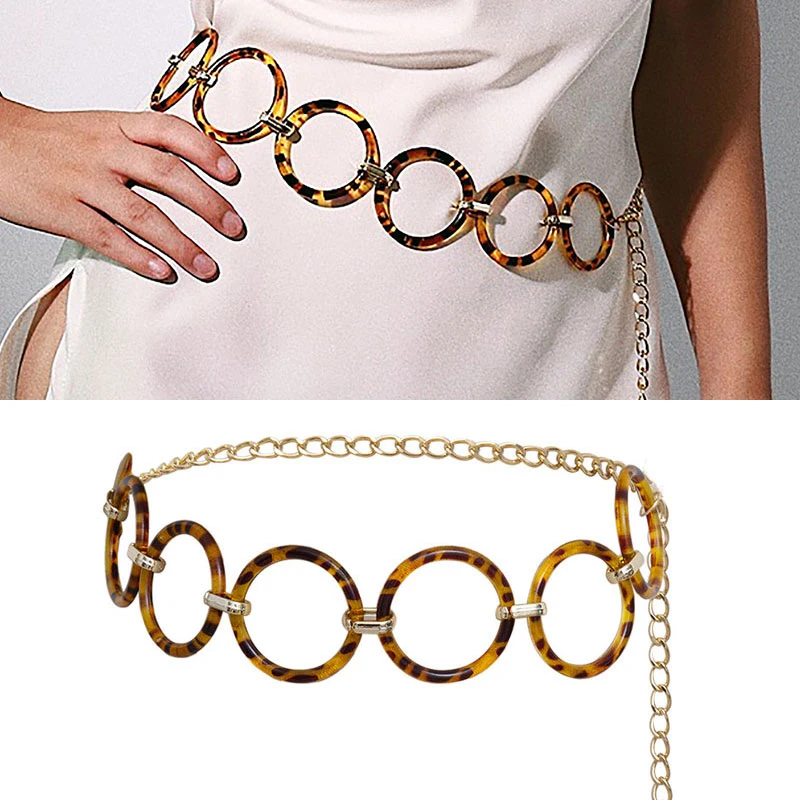 Женская винтажная цепочка на талию с круговым кольцом и цепочкой подарок|Женские
