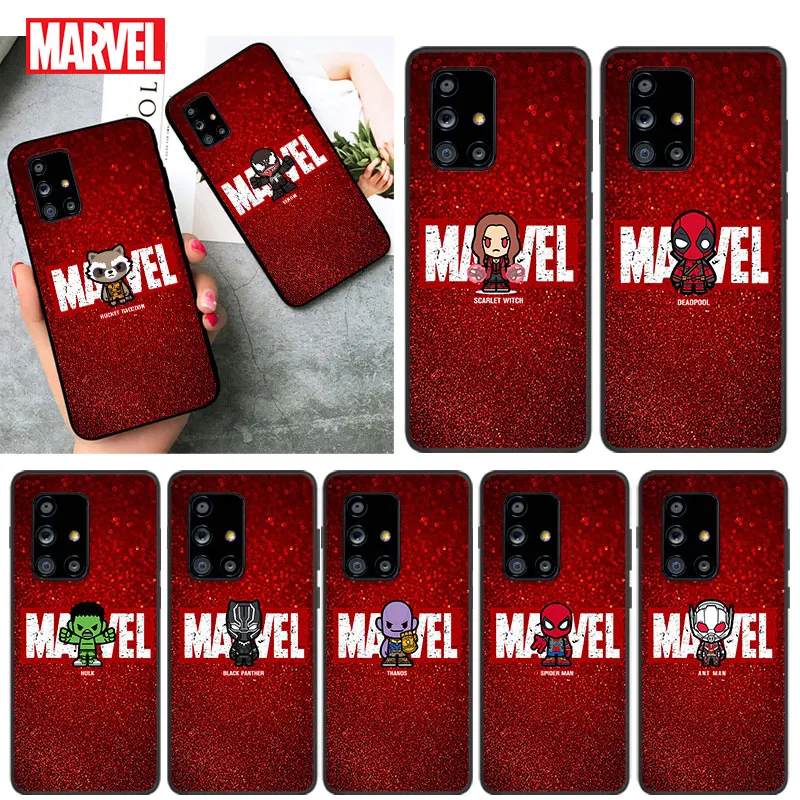 

Marvel cartoon logo For Samsung A01 A02 A02S A11 A12 A21 A21S A31 A32 A41 A42 A51 A52 A71 A72 A81 A91 UW Phone Case