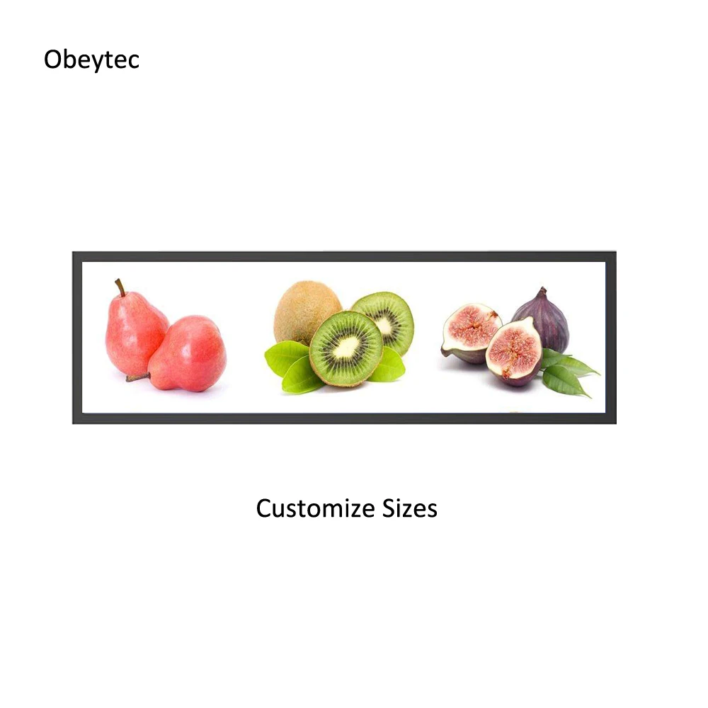 Obeytec 70 inch outdoor stretched LCD signage Long Bar display 3840*1350 Android 1+8G extened wide | Компьютеры и офис
