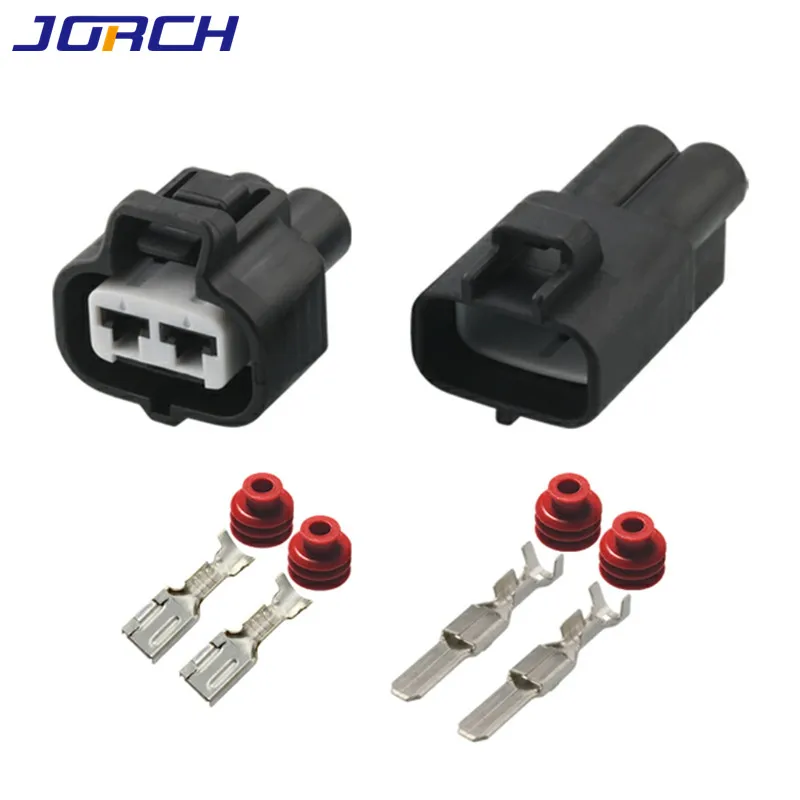 

5 комплектов 2-контактных 6188-0259 6189-0425 для гнездовых и мужских гидравлических штекер двигателя автомобильных гнездовых разъемов проводной HID ...