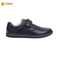 clibee boy uniform school sneaker kids casual shoes with arch support leather insole children%e2%80%99s breatheable dress walking shoes