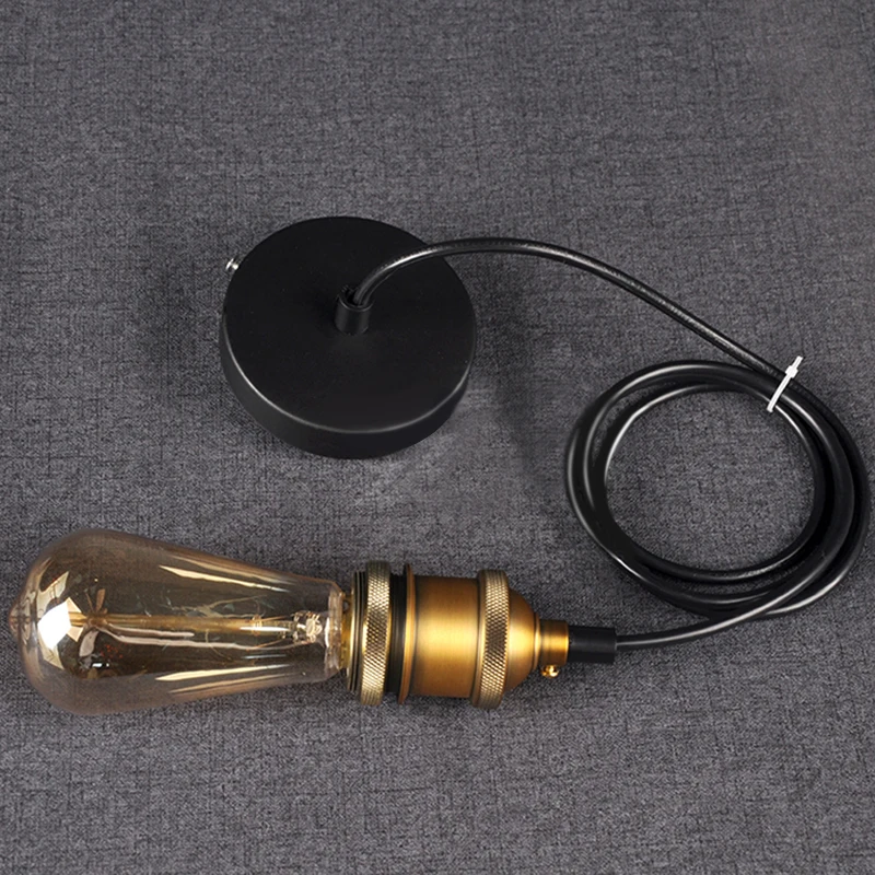 Винтажный промышленный подвесной светильник в скандинавском стиле с пауком E27