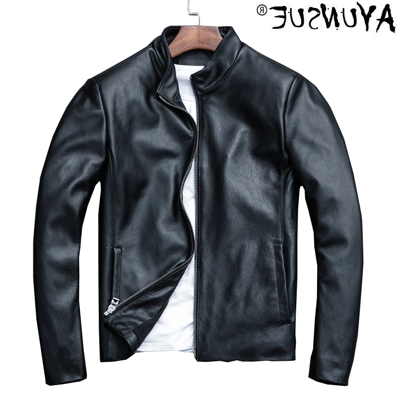 

Original brand new 2021 men's leather jacket