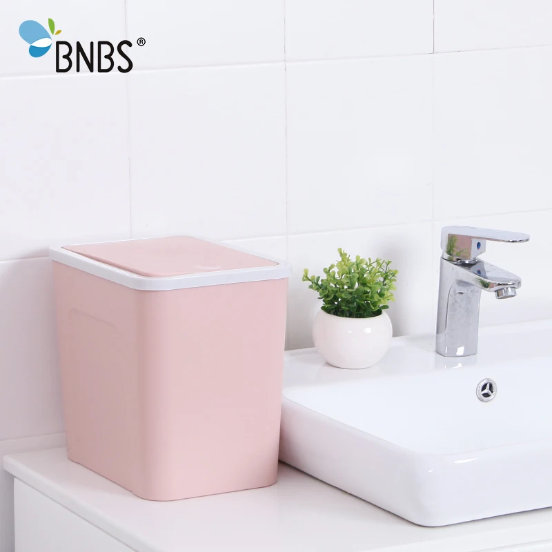 BNBS мусорные баки для ванной комнаты, кухонные мусорные корзины для утилизации, кубические мусорные корзины, бумажные корзины, мусорные урны для мусора, аксессуары для ванной комнаты